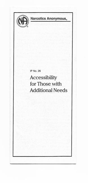 IP 26 Accessibility for Those With Additional Needs